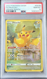 PSA 10 Pikachu Holo Card