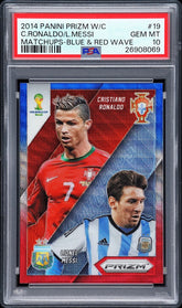 PSA 10 CRISTIANO RONALDO/LIONEL MESSI