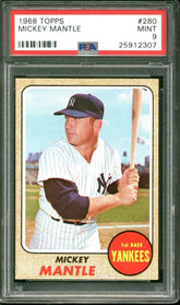 PSA 9 Mickey Mantle