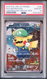 PSA 10 Mario Pikachu
