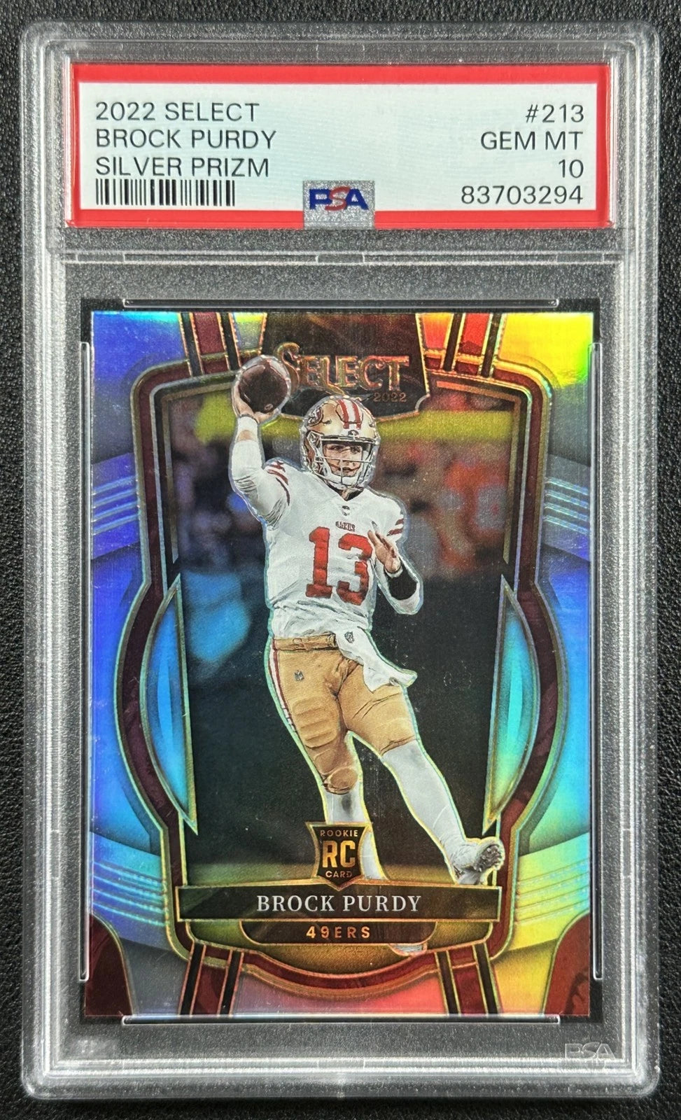 PSA 10 Brock Purdy Rookie Card