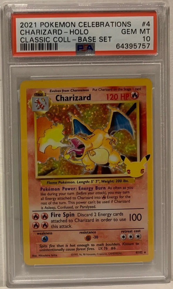 PSA 10 Charizard Base