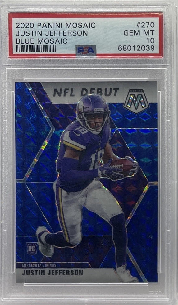 PSA 10 Justin Jefferson Rookie Card