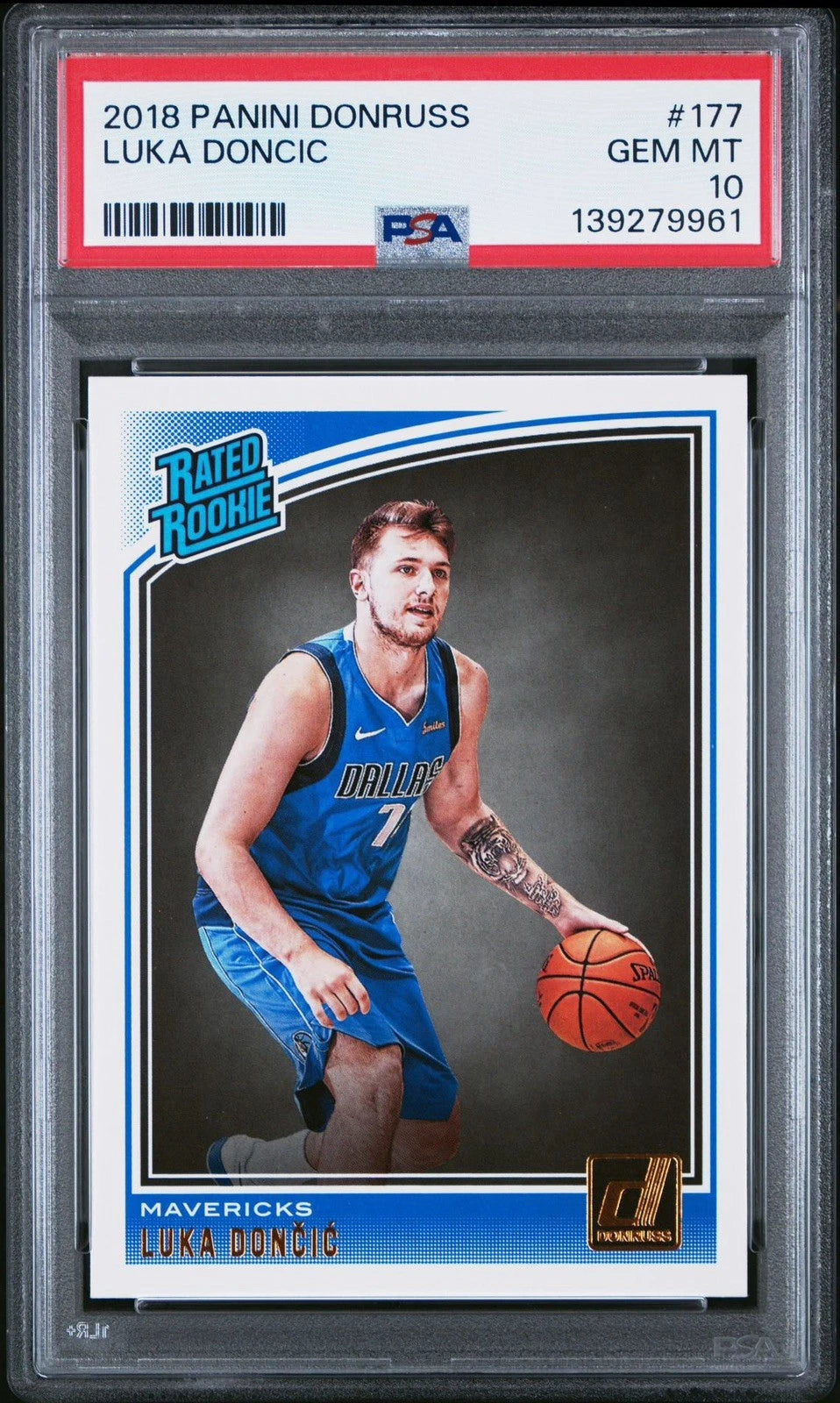 PSA 10 Luka Doncic Rookie Card