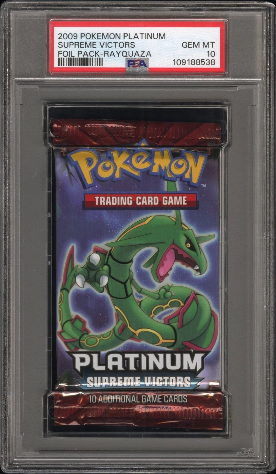 PSA 10 Rayquaza Gold Star