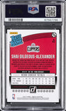 PSA 10 Shai Gilgeous-Alexander Rookie Card
