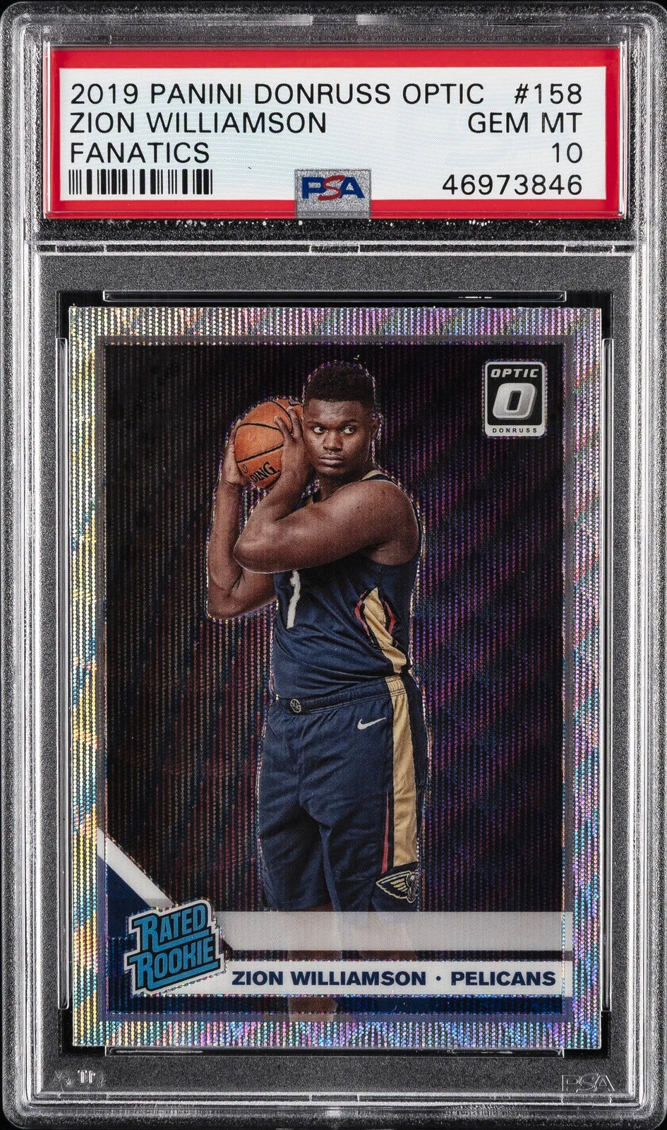 PSA 10 Zion Williamson Rookie Card