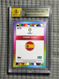 Lamine Yamal Topps Mourinho Platinum EURO RC Auto Rainbow /5 BGS 9.5 AUTO 10