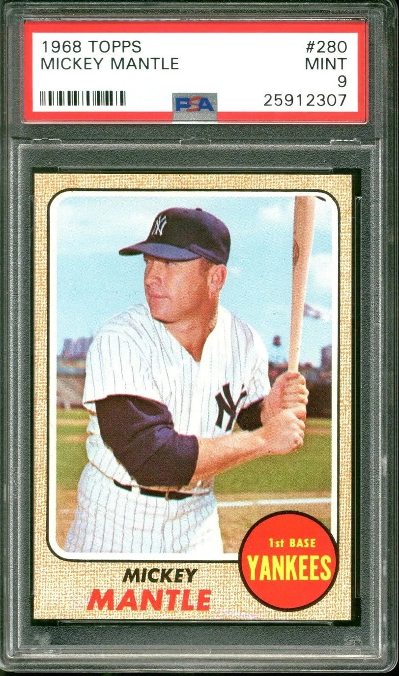 PSA 9 Mickey Mantle