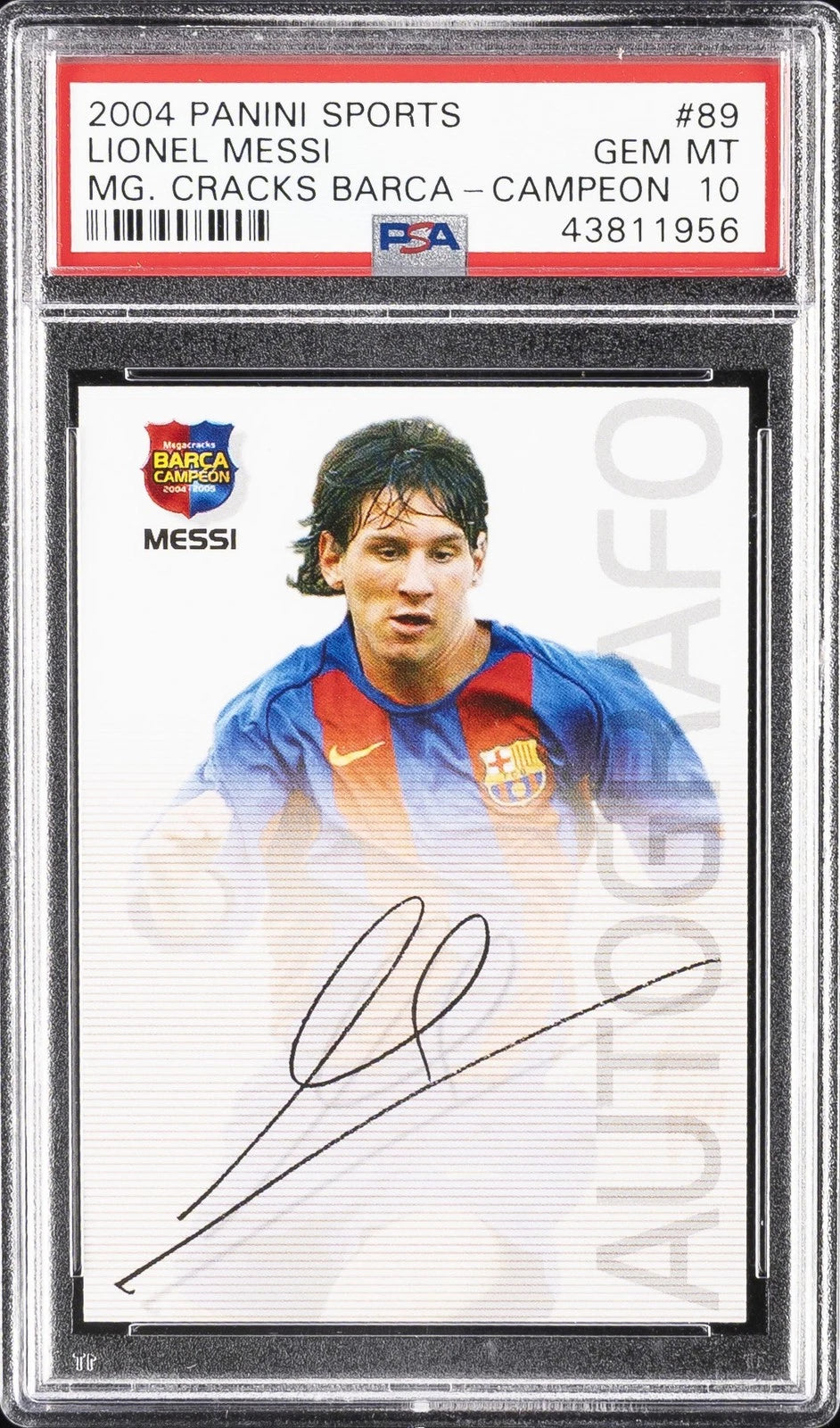 PSA 10 LIONEL MESSI ROOKIE